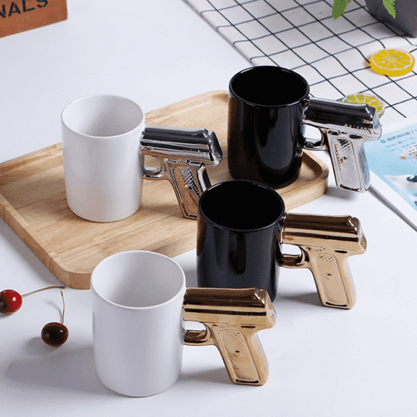 Gun Handle Ceramic Coffee Mug Wholesale - Image 2