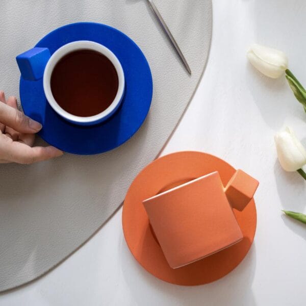Klein Blue Espresso Ceramic Mug Wholesale - Image 2