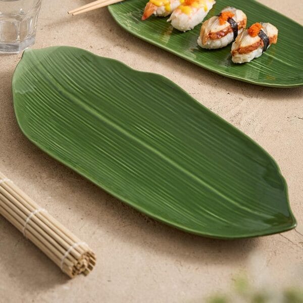 Ceramic Leaf Shaped Plates Custom Wholesale - Image 3