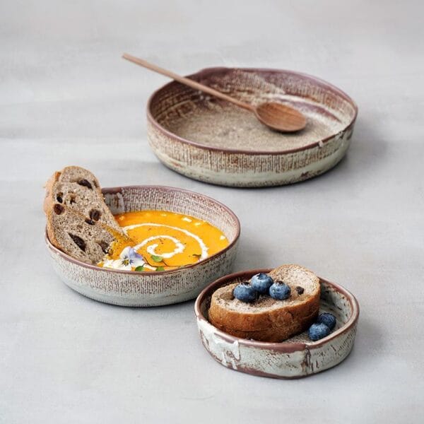 Matte Black Speckled Ceramic Plate Set Wholesale - Image 2