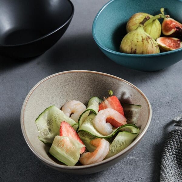 Vintage Ceramic Salad Fruit Bowl Wholesale - Image 3