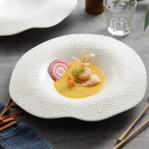 Matte Round Porcelain Charger Plate Wholesale