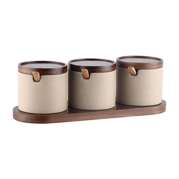 Japanese Ceramic Spice Jars Set Wholesale Horeca - Image 2