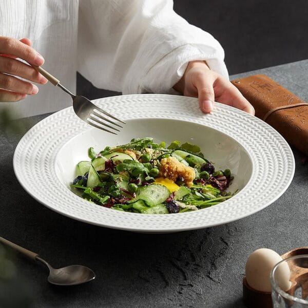 Eco-Friendly Porcelain Partition Plate Wholesale - Image 2