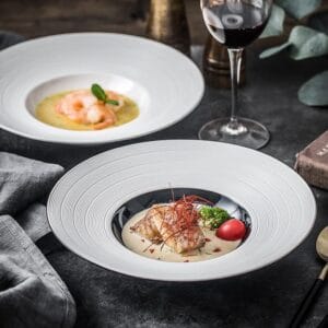 Custom Logo Ceramic Square Plate Wholesale