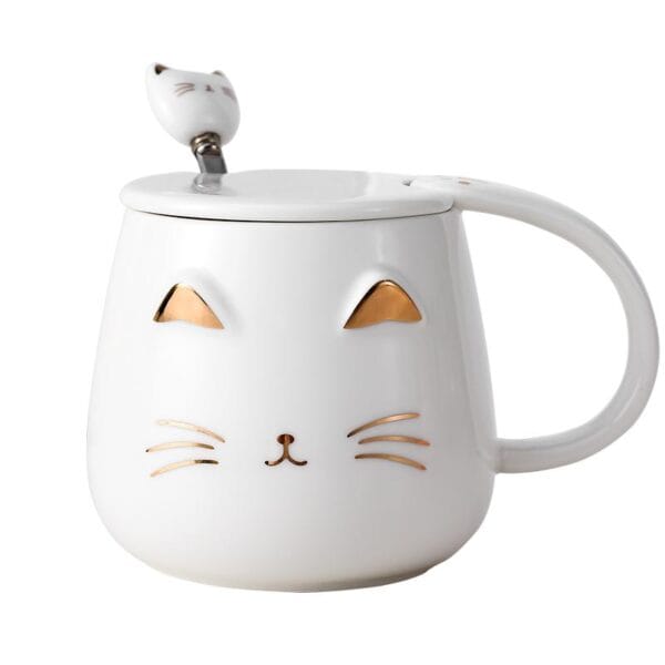 Cat Mug with Spoon Wholesale