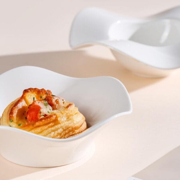 Embossed Bone China Dinner Set Wholesale - Image 4