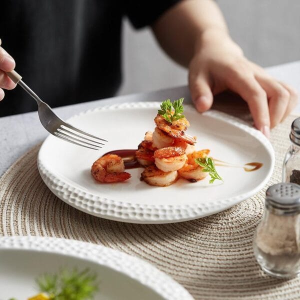 Nordic Porcelain Golf Shape Plate Wholesale - Image 4