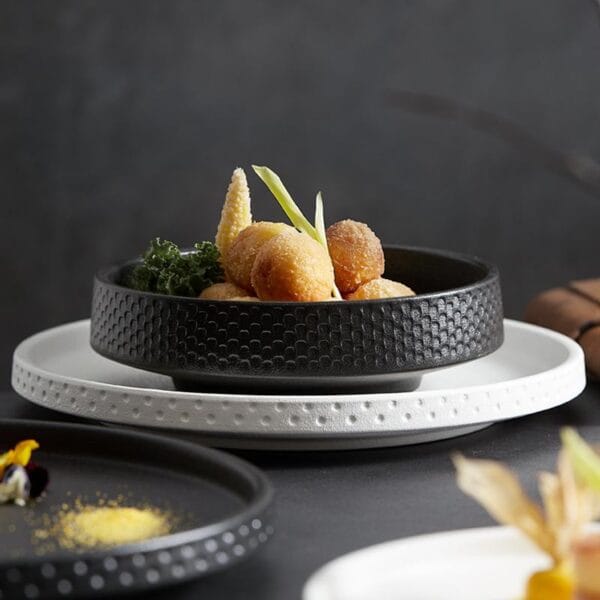 Luxurious Glazed Ceramic Tableware Set Wholesale - Image 2