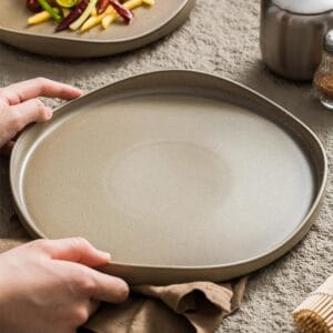 European Black Ceramic Dinner Set Wholesale