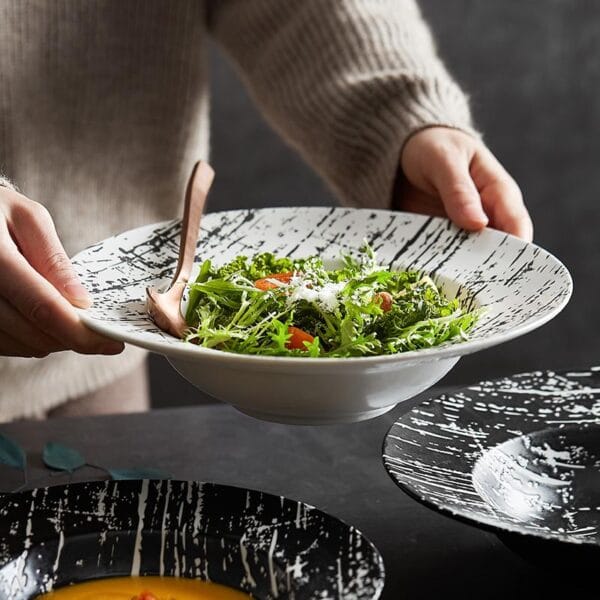 Nordic Ceramic Meteor Shower Plate Wholesale - Image 2