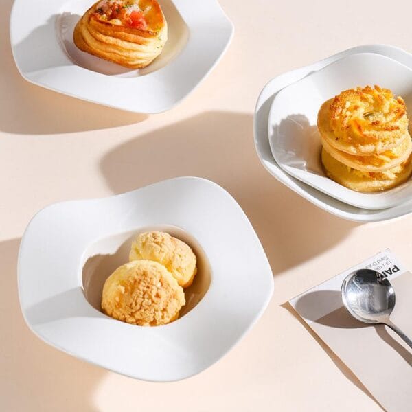 Embossed Bone China Dinner Set Wholesale - Image 2