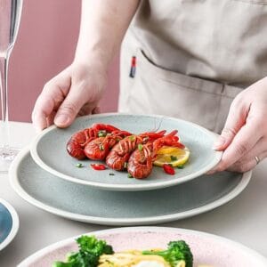 Matte Multi Color Charger Plates Wholesale