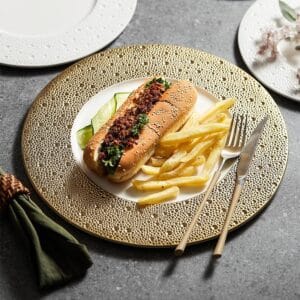 Meteorolite Ceramic Dinner Plate Wholesale