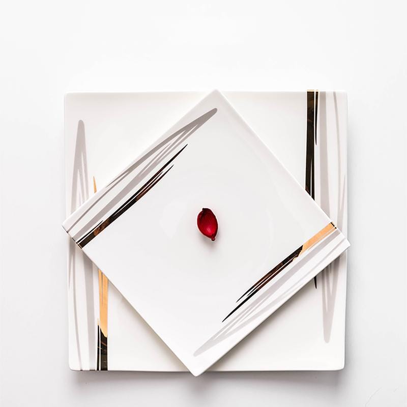 Raindrop Porcelain Round Plate Wholesale