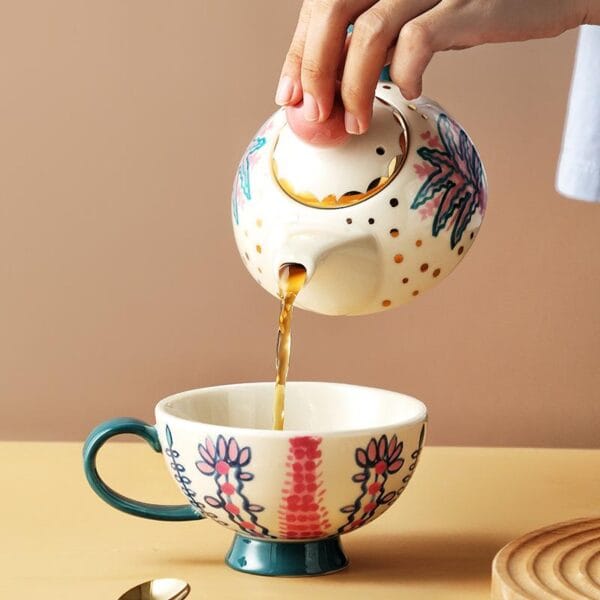 Bone China Tea for One Set Wholesale European - Image 4