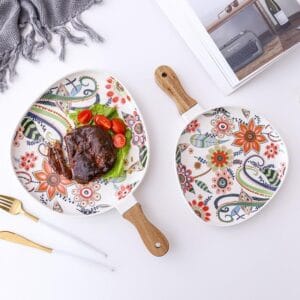 Fine Bone China White Steak Plate Wholesale