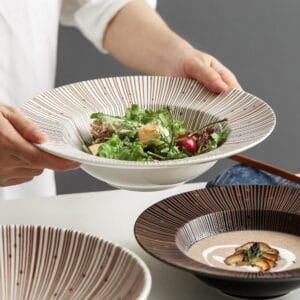 Nordic Ceramic Straw Shape Plate Wholesale