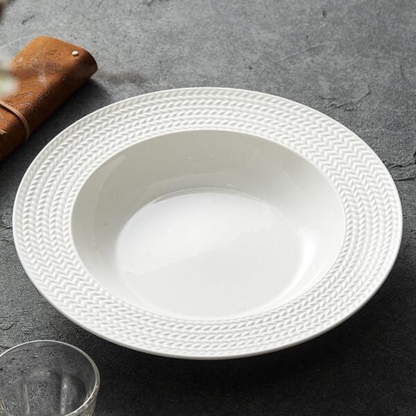 Eco-Friendly Porcelain Partition Plate Wholesale