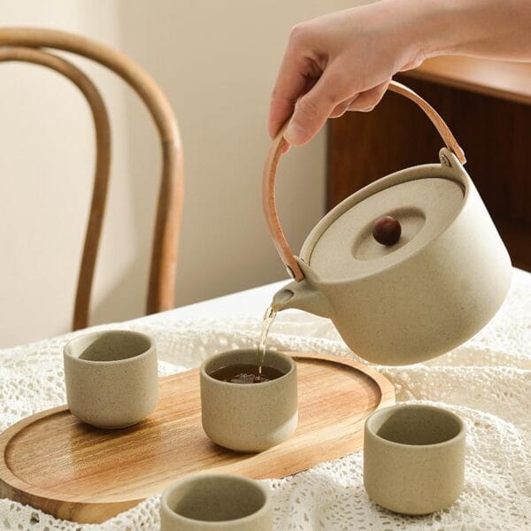 Nordic Ceramic Tea Coffee Set Wholesale Afternoon Tea - Image 3