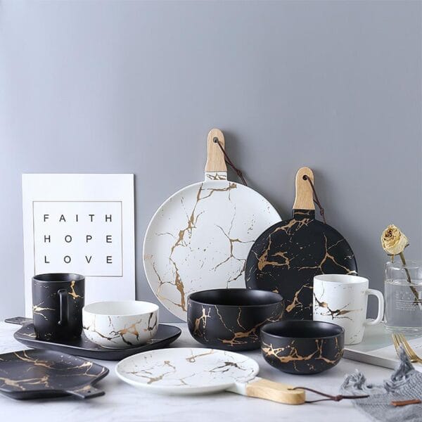 Irregular Ceramic Salad Plate Wholesale