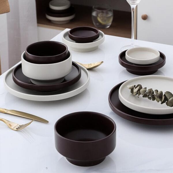 Wheat Design Porcelain Pasta Plate Wholesale - Image 3