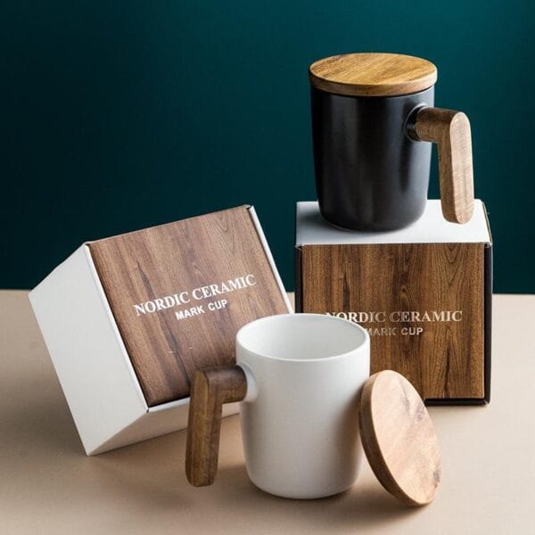 Nordic Ceramic Coffee Mug Gift Set Wholesale - Image 2
