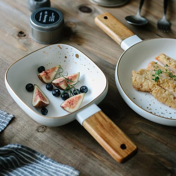 Golden Marbling Porcelain Tableware Set Wholesale - Image 3