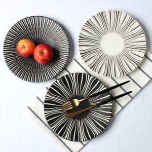 Nordic Round Ceramic Flat Plate Wholesale