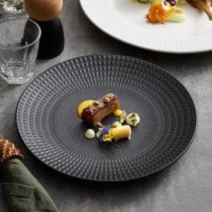 Nordic Straw Hat Ceramic Plate Wholesale