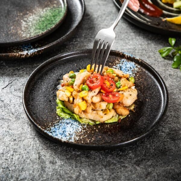 Marble Stoneware Dinner Plate Wholesale - Image 4