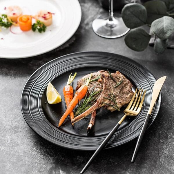 Nordic Ceramic Dinnerware Pasta Plate Wholesale - Image 4