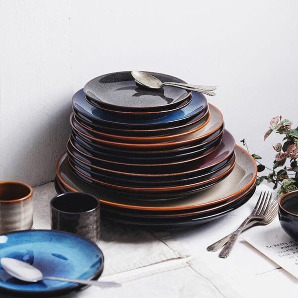 Nordic Glazed Ceramic Appetizer Tray Wholesale - Image 2