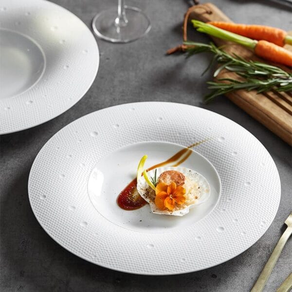 Handmade Rustic Ceramic Square Plate Wholesale - Image 2