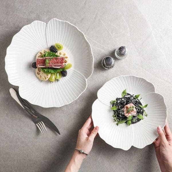 Nordic Porcelain Dessert Fruit Plate Wholesale - Image 3