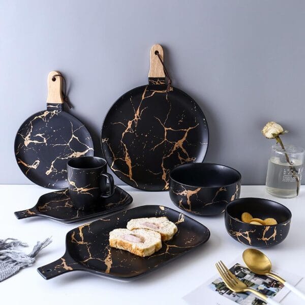 Irregular Ceramic Salad Plate Wholesale - Image 4