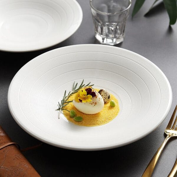 Luxury Porcelain Deep Plate Wholesale Horeca - Image 2
