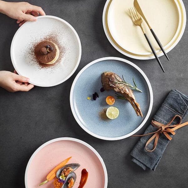 Ceramic Dinner Charge Plates Color Wholesale - Image 4