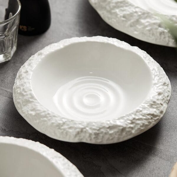 Straw Hat Ceramic Pasta Dish Wholesale - Image 3
