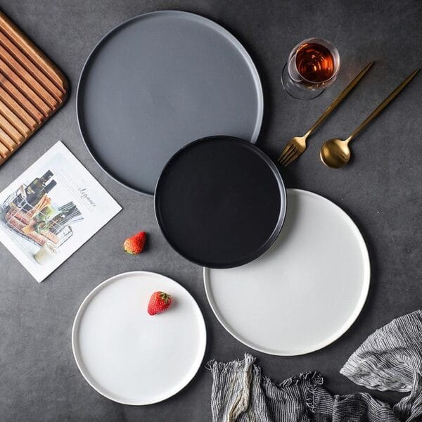 Custom White Dessert Plate Wholesale - Image 4