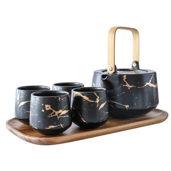 Japanese Ceramic Teapot 4 Cup Set Wholesale