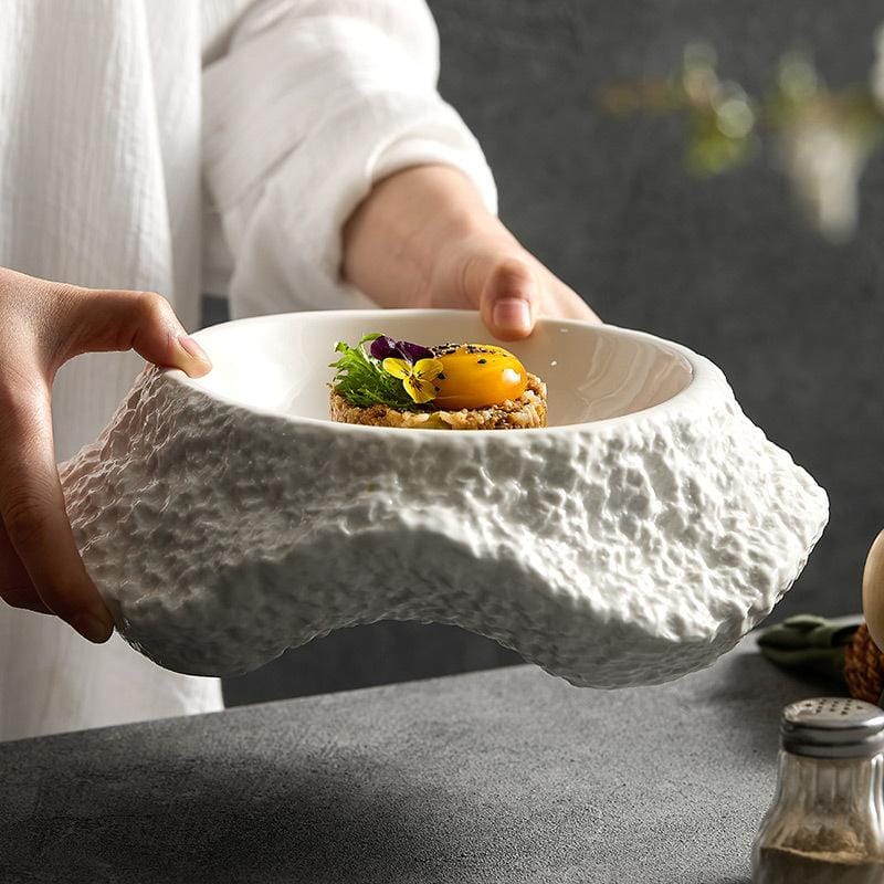 Eco-Friendly Ceramic Irregular Plate Wholesale