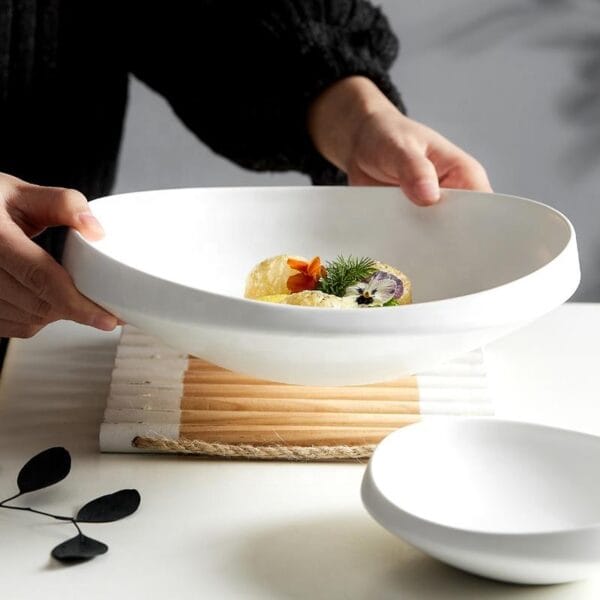 Green Glaze Ceramic Fruit Plate Wholesale - Image 4