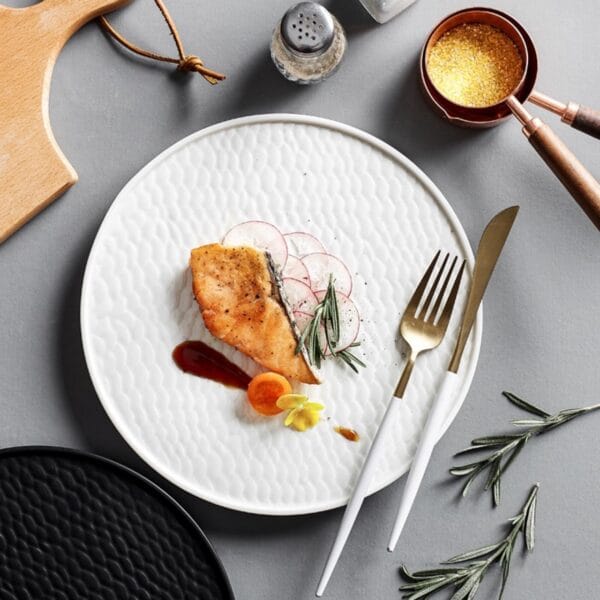 Creative Wave Porcelain Plate Wholesale - Image 2