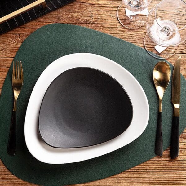 Blue Rustic Porcelain Dinner Plate Wholesale - Image 2