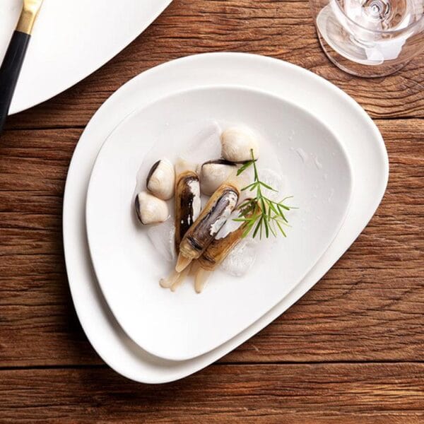Blue Rustic Porcelain Dinner Plate Wholesale - Image 4