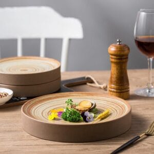 Rustic Porcelain Dinner Plate Set Wholesale