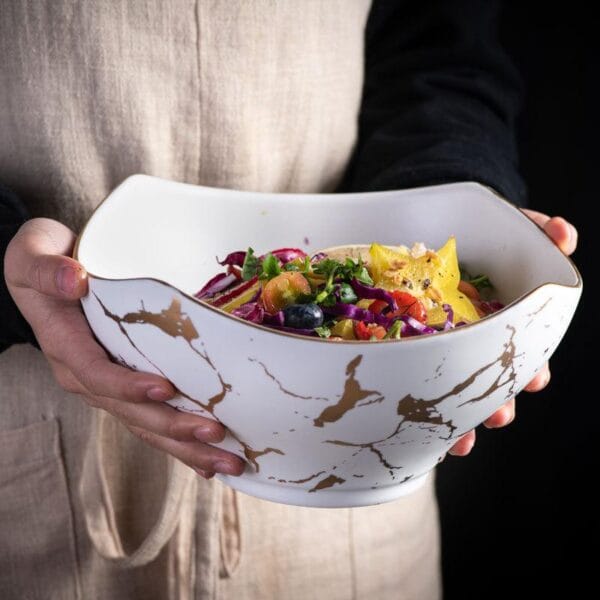 Porcelain Dessert Fruit Salad Plate Wholesale