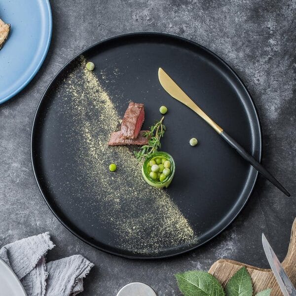 Retro White Ceramic Soup Plate Wholesale - Image 3