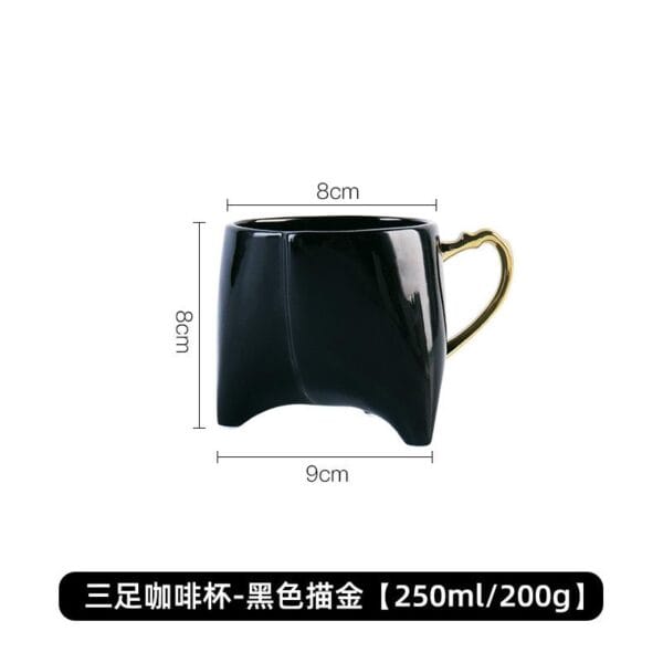 Triangle Porcelain Coffee Mug Wholesale - Image 3